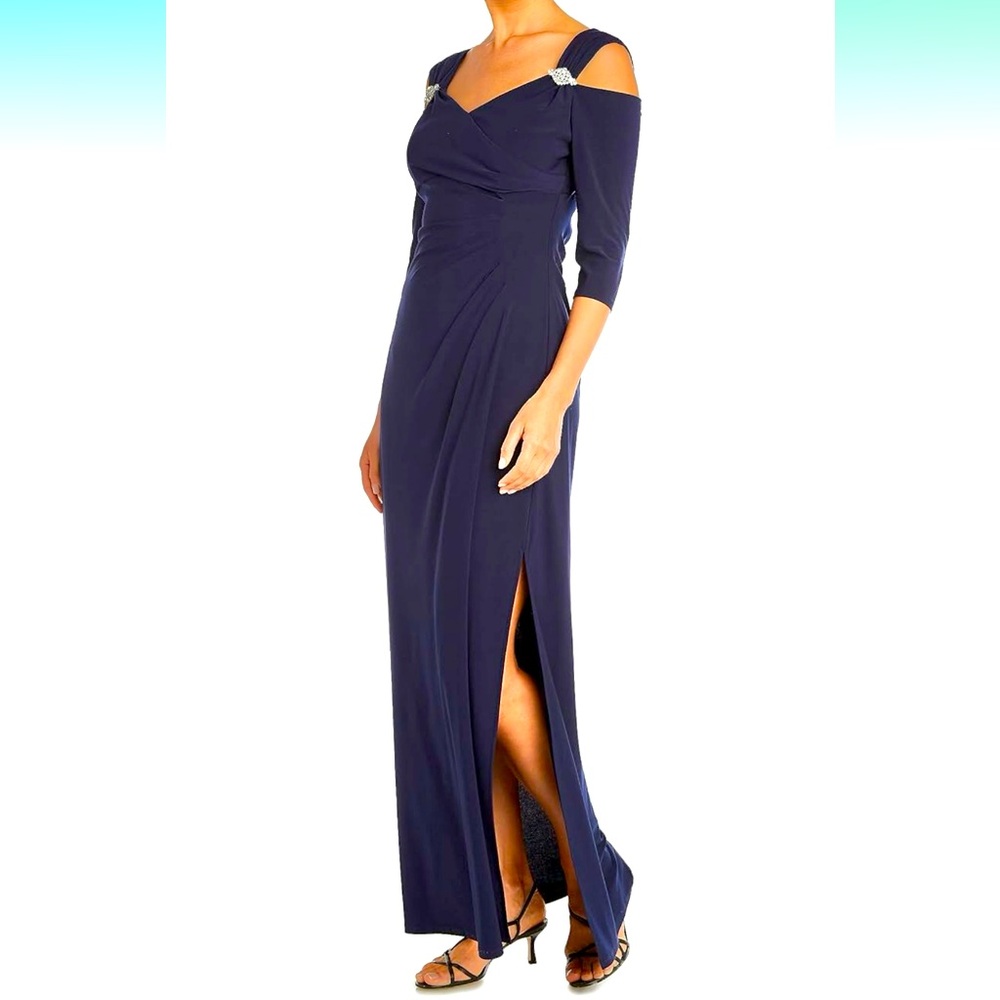 R & M Richards | Dresses | R M Richards Womens Evening Gown Cold Shoulder With Rhinestones Detail 2p | Poshmark R & M Richards | Dresses | R M Richards Womens Evening Gown Cold Shoulder With Rhinestones Detail 2p | Poshmark